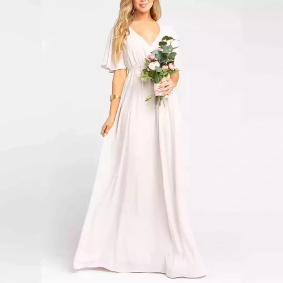 show me the ring bridesmaid dresses Grace Loves Lace Anya Eco Gold